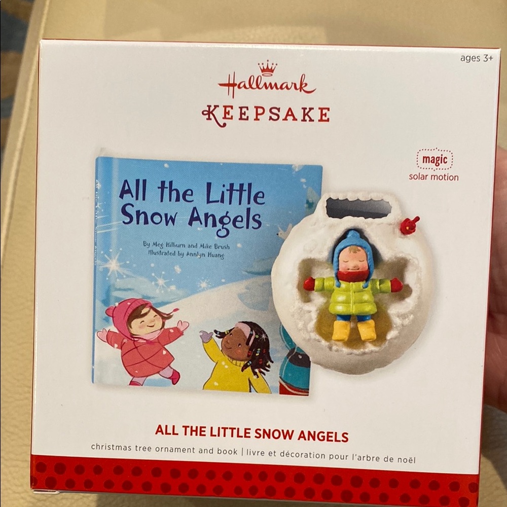 Hallmark Keepsake All the Little Snow Angels Ornament with Blue and Red